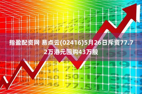 指盈配资网 易点云(02416)5月26日斥资77.72万港元回购43万股